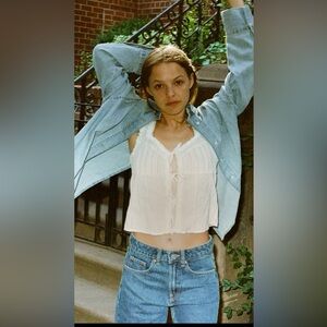 Zara the denim overshirt zw collection